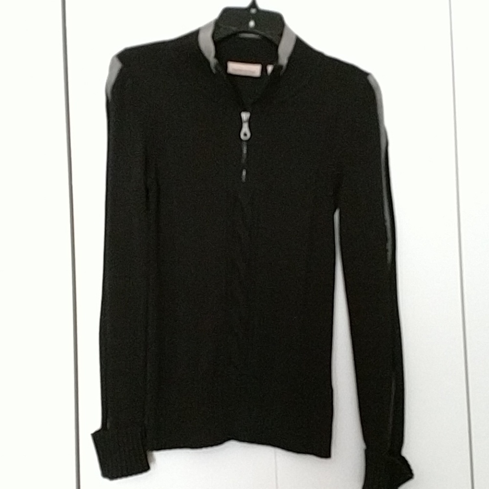 Black and Gray Dkny Sweater